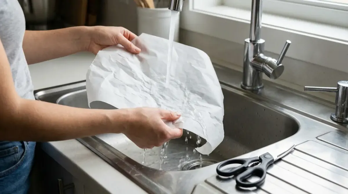 La carta forno bagnata: il trucco degli chef per una cottura perfetta